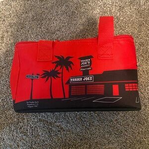 Trader Joe's Red Insulated Food Storage Bag